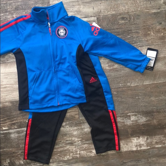 Adidas Other - Toddler Boys Tricot Jacket and Pant Set Adidas